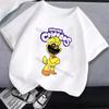 Smilings Critters Children T-shirt Clothing Cartoon Printing Boy Girl Tee Anime Summer Short Sleeved Clothes Cute Kids Top Decor