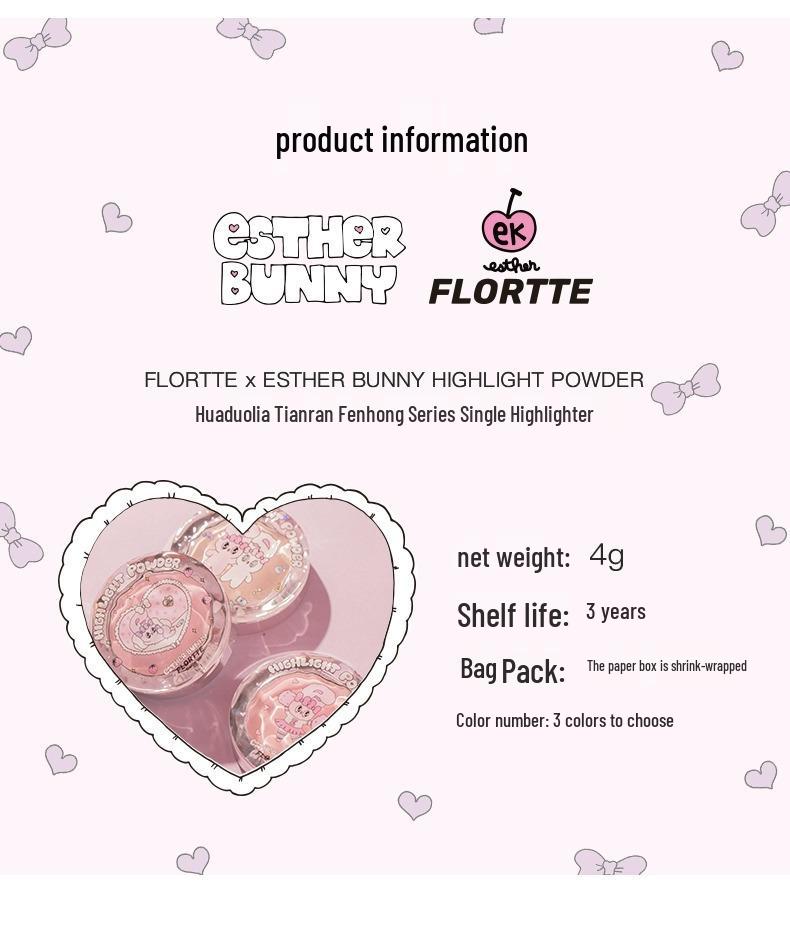 Born Pink EstherBunny Rozjasňovač - Flortte Krém na rozjasnenie tváre