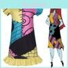 Enchanting Nightmare Before Christmas Sally Cosplay Costume For Girls Perfect For Halloween