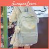 Japaneseinspired Sweet Color Backpack With Nylon Material Suitable For School And Travel