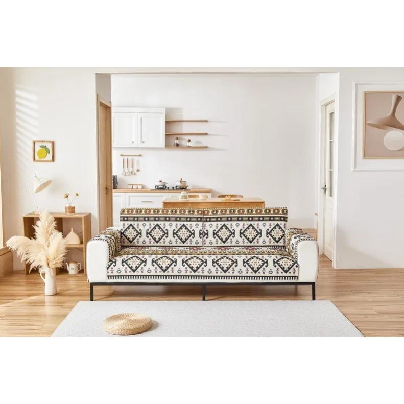 Cotton Linen Sofa Cushion  New Retro Four Season Universal Sofa Cover Cloth Anti Slip Seat Cushion Cover Seat Backrest Towel