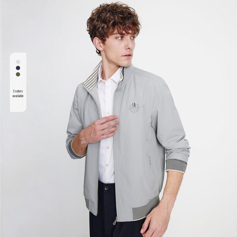 Navigare Men's Water-Resistant Fleece Stand Collar Jacket