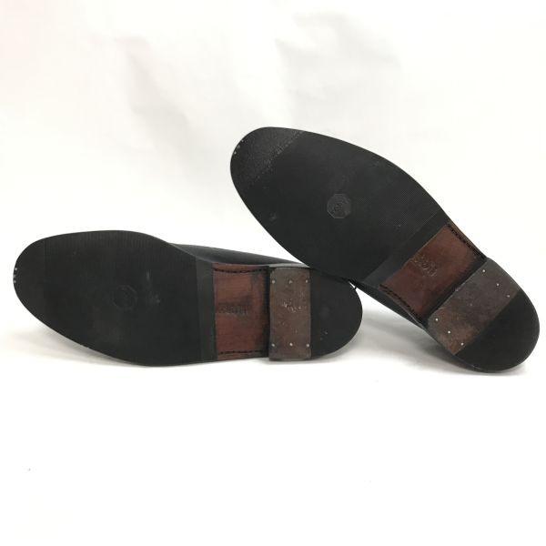 FLORSHEIM IMPERIAL KENMOOR Long Wingtip Brogue Black Size 30 Vintage USA(USED)