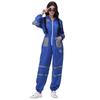 Women's Astronaut Halloween Cosplay Costume - Space Suit for Club or Stage Performance, Bright Colors with Hot Stamping.