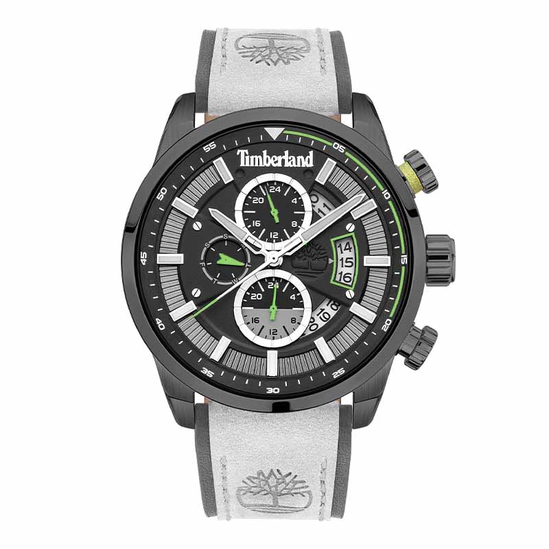 Timberland Callahan Series Watch Quartz Movement Beige Dial Chronograph Outdoor Sports American Vintage Men watches TDWGF2102604