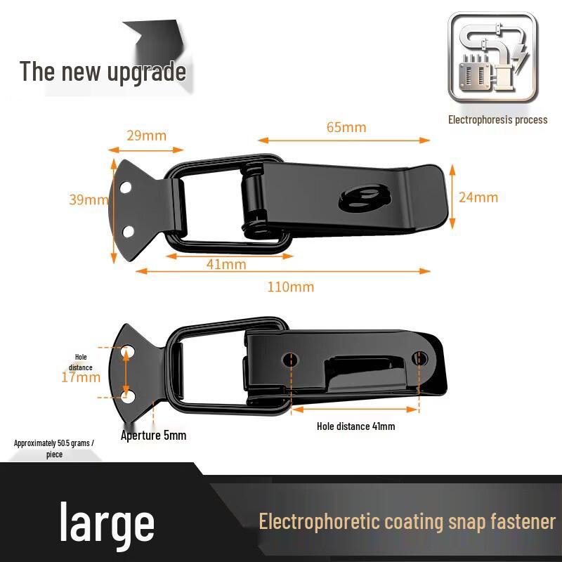

Stainless Steel Spring-Loaded Duckbill Clasp