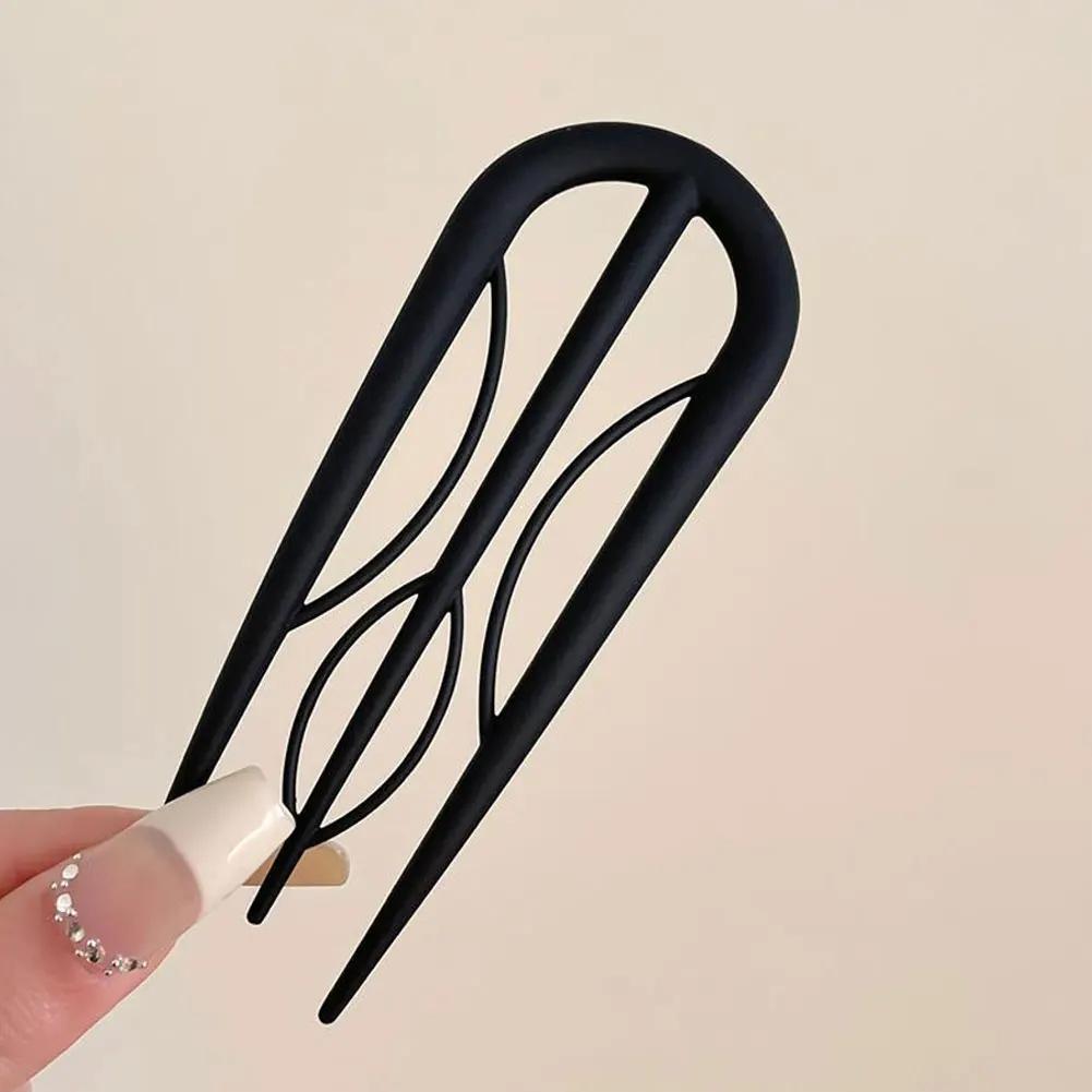 Women Universal Fashion U-shaped Hair Stick Fork Simple Geometric Hair Pin Festival Party Gift Headwear Hair Accessories