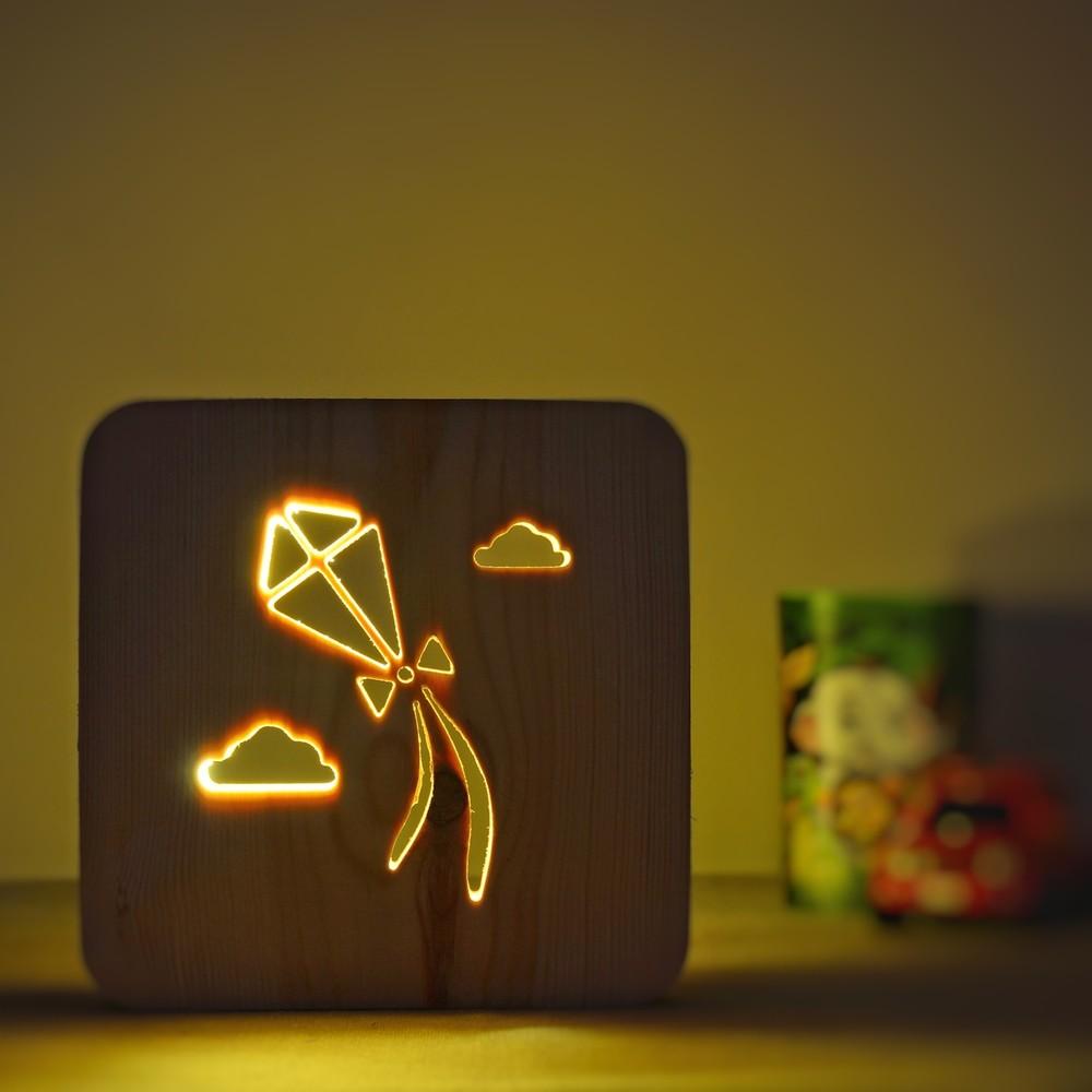 

Starmood 3D 3D Wooden Kite Led Table Top Night