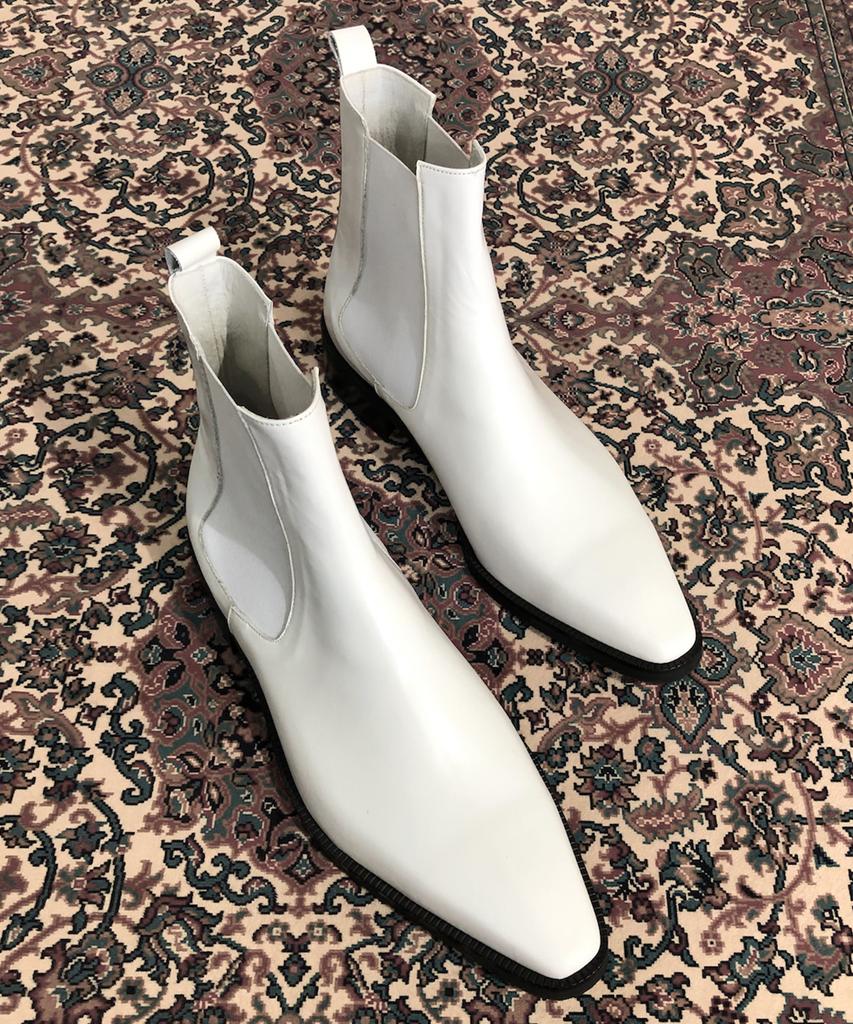 Joenshoe Heritage Chelsea Boots White