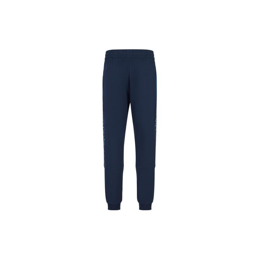 Emporio Armani EA7 Letter Logo Print Drawstring Knit Sports Pants Men bottoms Navy-Blue 3RPP65-PJ05Z-1554