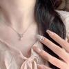 Bow Pearl Necklace Female Niche Design High-End Collarbone Chain Birthday Gift For Girlfriend Premium Durable Quality