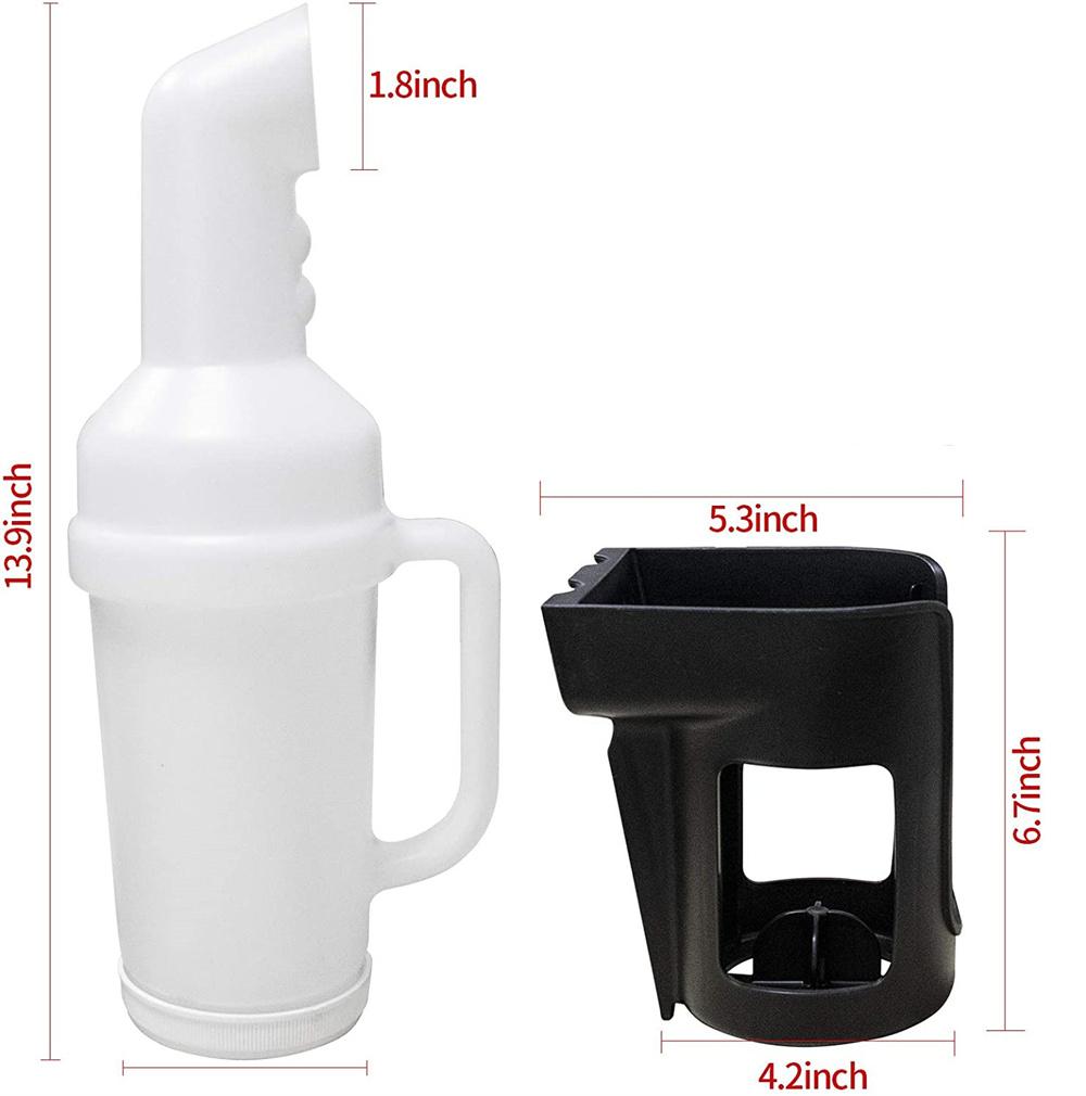 2pcs Sand Bottle With Holder and Handle For Ezgo/club Yamaha Golf Carts