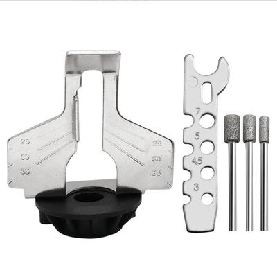 Chainsaw Sharpening Kit Electric Grinder Sharpening Polishing Attachment Set Saw Chains Tool UND Sale Woodworking Tools