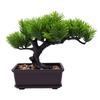 Artificial Bonsai Tree Junipers Faux Plants Indoor Desk Decor 7.08  Tall for Home Office Farmhouse