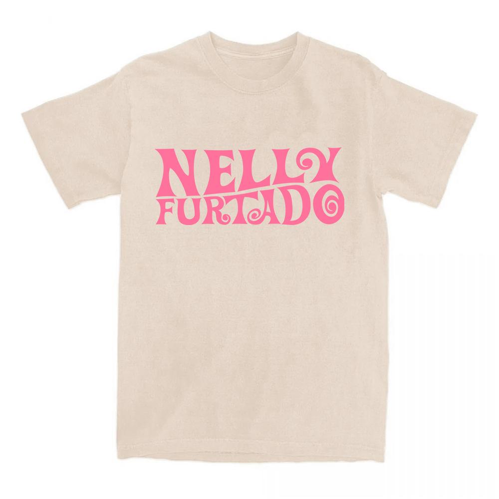 Nelly Furtado T-shirt Graphic Printing Short Sleeve Women Tee-shirt Fashion Ropa De Mujer Summer Clothes Cotton Soft O-neck Tops