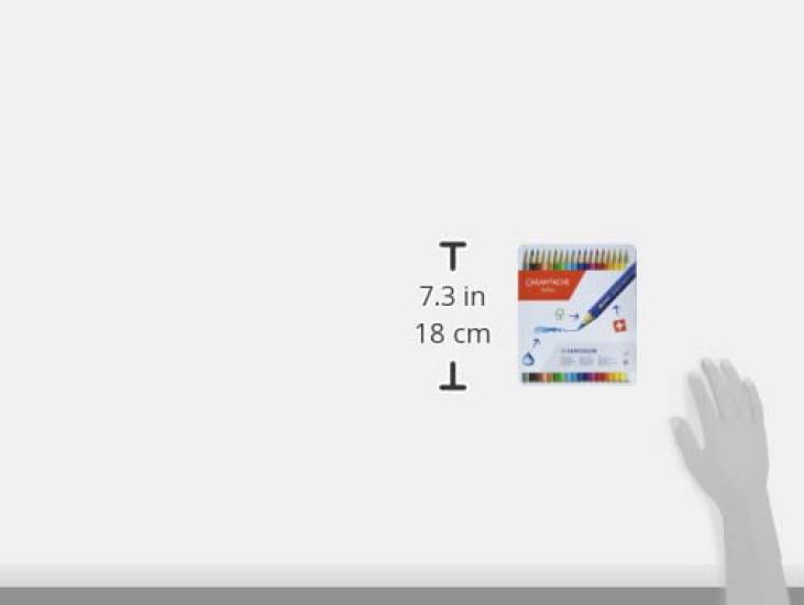 Caran Colored Fun Color Imported d'Ache Water-Soluble Pencils, 18-Color Set, 1288-318 (Genuine Product)