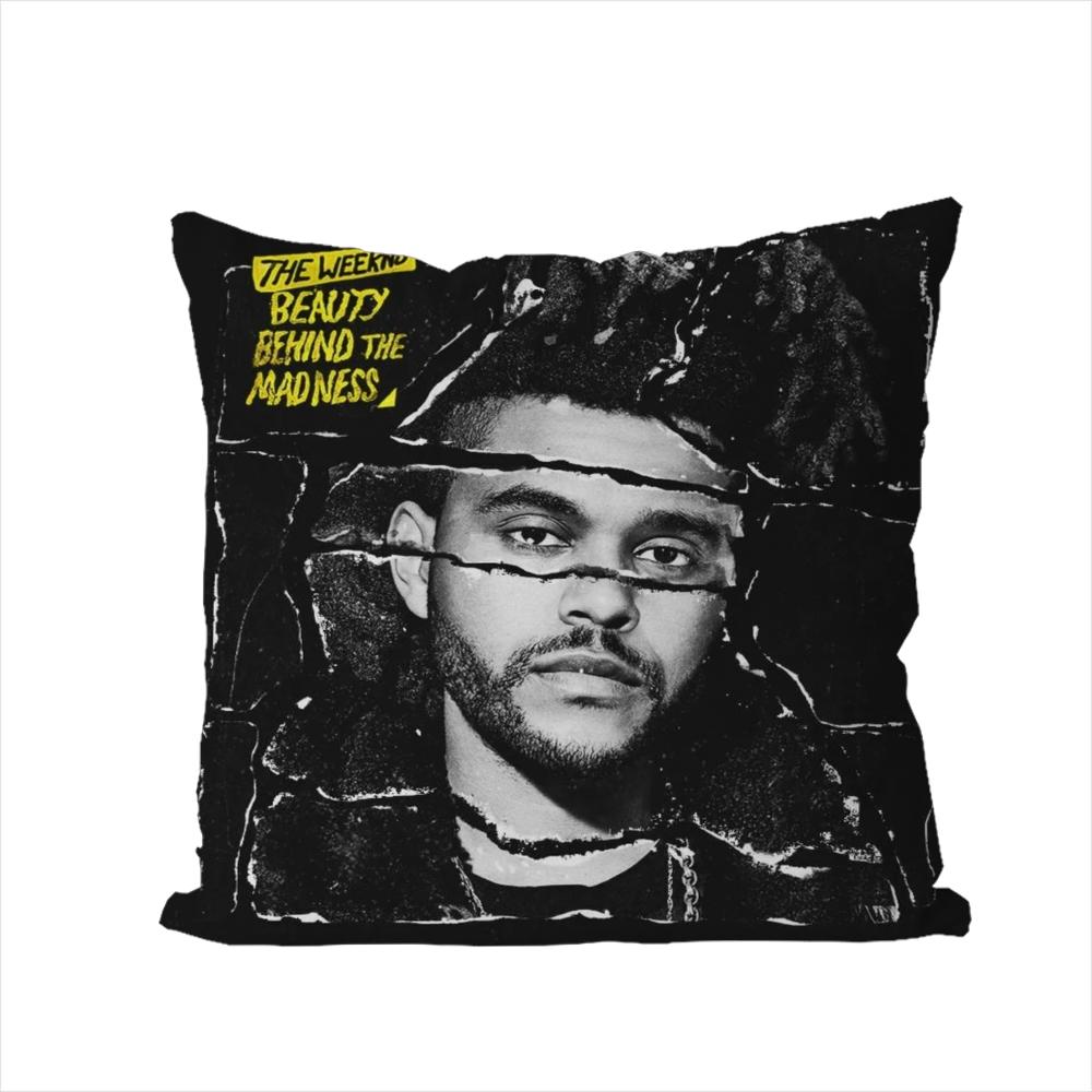 Singer The Weeknd Pillow Case For Car Sofa Decorative Home Doublesided Print Plush Square Throw Pillow Cushion Cover