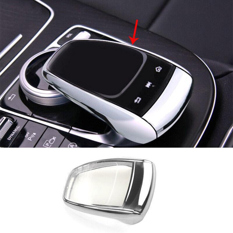 Fit For Mercedes-Benz GLC 2016- Silver Central Console Multimedia Cover Trim
