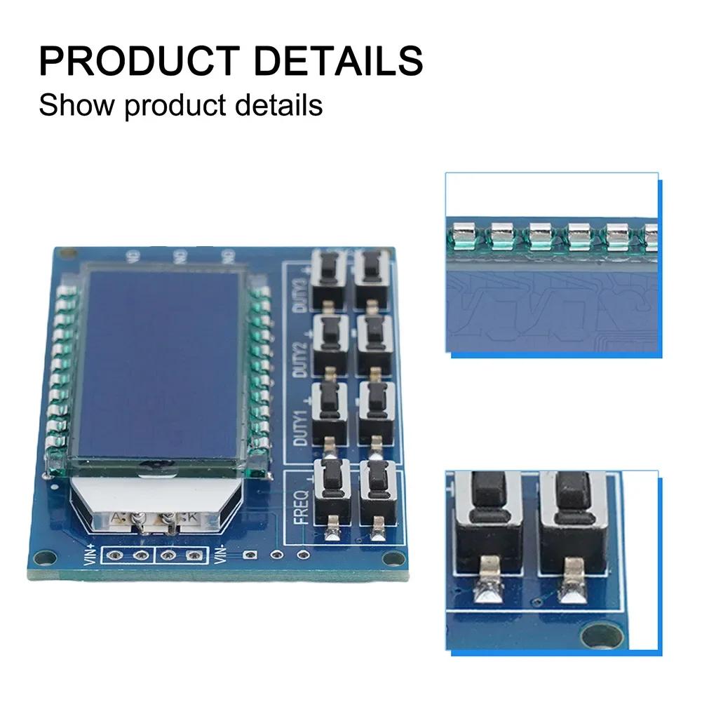 2pcs 3-channel For PWM Pulse Generator Signal Generator Module Adjustable Module For PWM Module Accessories