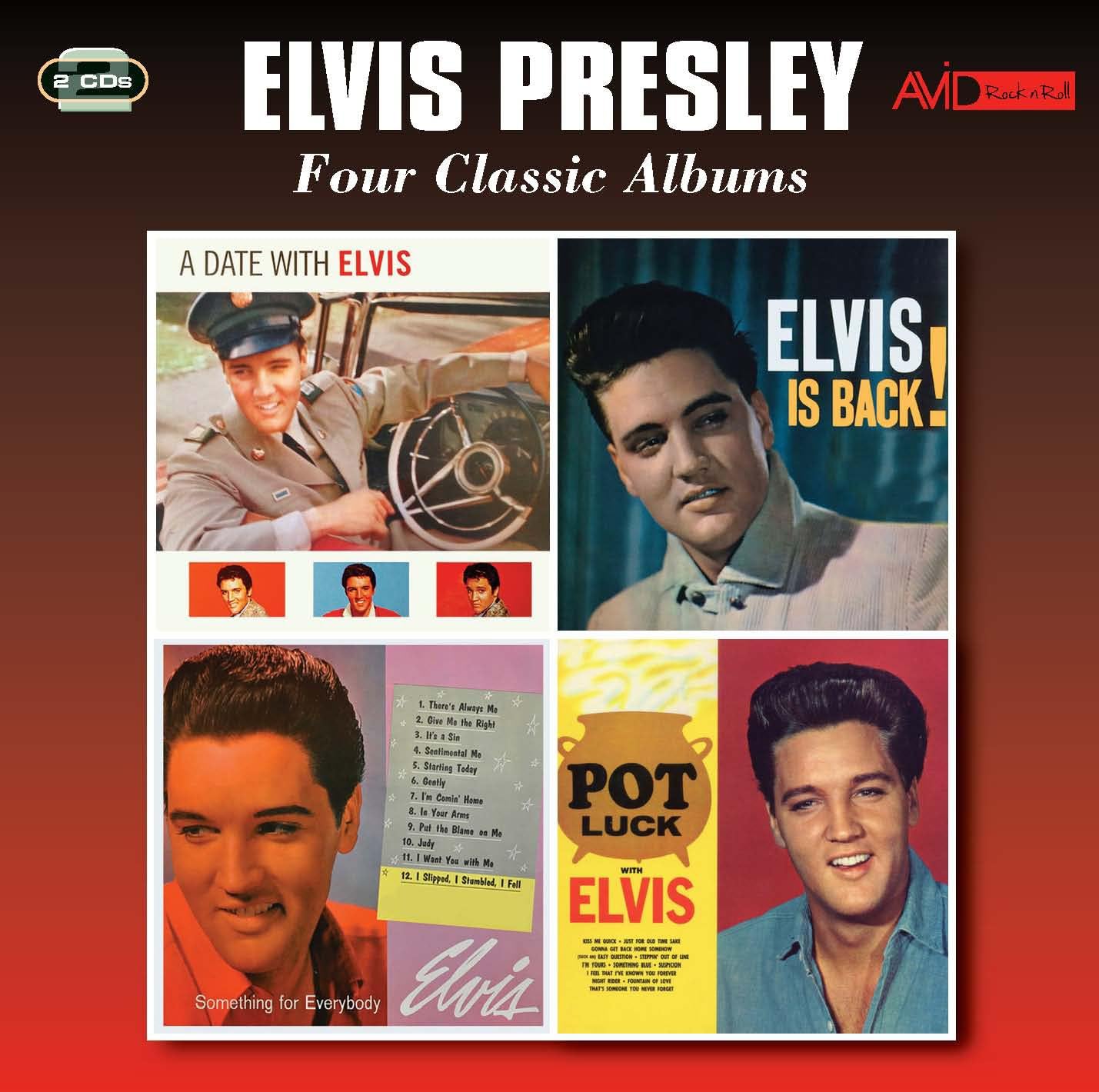 

CD ELVIS PRESLEY - Four Classic Albums AMSC1257 Japan Rock Used
