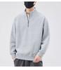 Men's Trendy Half-Zip Hoodie, Stand Collar Pullover for Spring, Autumn, Winter 2025