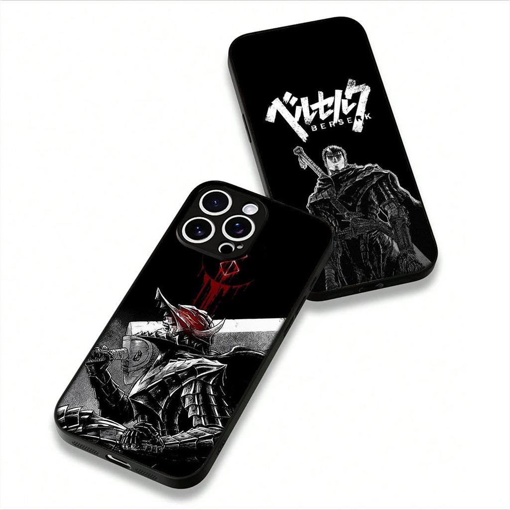 Für Samsung Galaxy A55 A54 A25 A36 A17 A26 A35 A33 A34 A14 A37 S8 S9 S20 S21 FE S10 Plus Handyhülle Berserk Wallpaper Guts