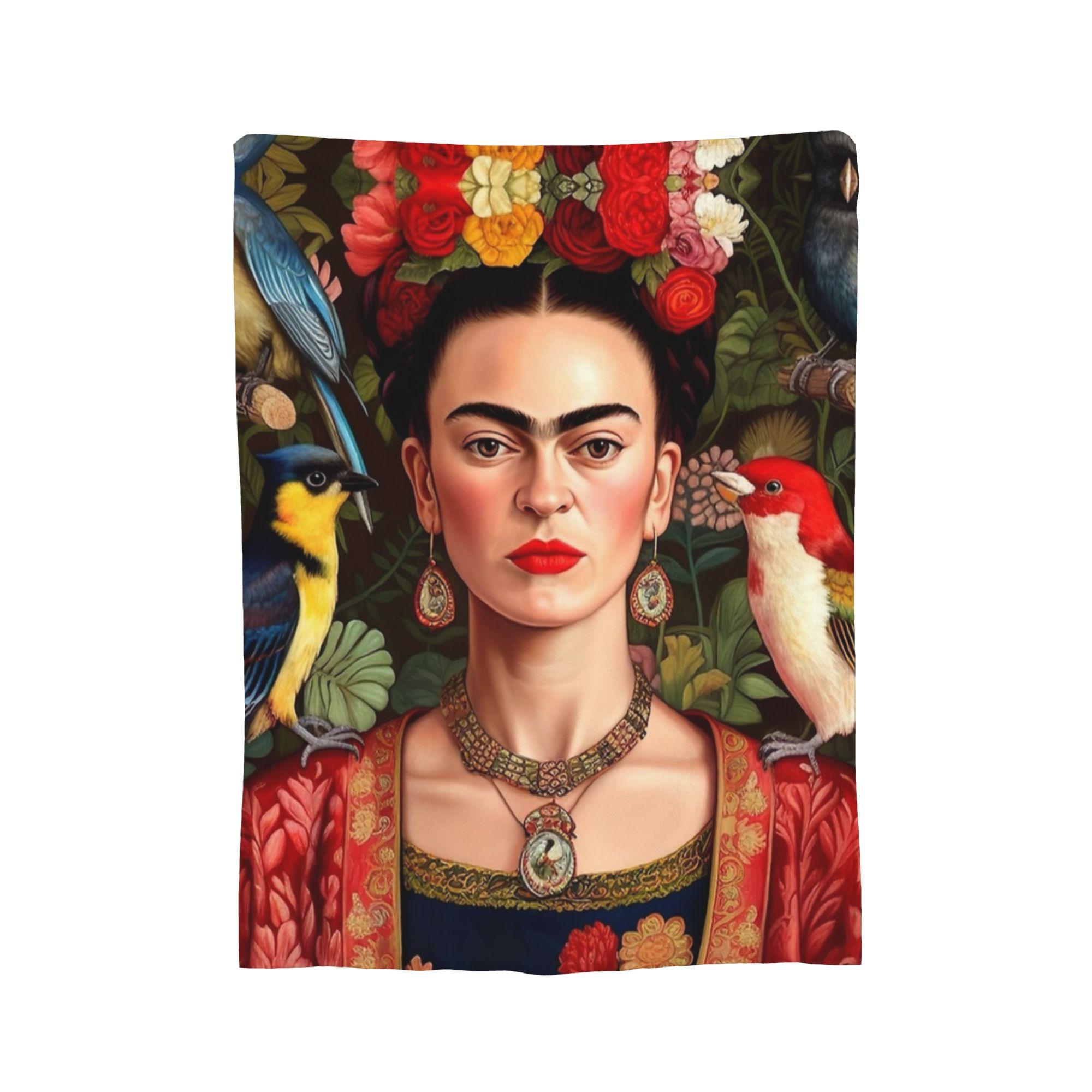

F-Frida K-Kahlo Blankets Coral Fleece Plush Summer Air Conditioning Breathable Super Soft Throw Blankets for Sofa Bedspreads 150x200cm