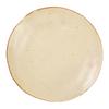 Coarse Pottery Shallow Plate Retro Style Plate Vegetable Plate Household Japanese Tableware Plate Plate Round Western Food Plate Pasta Plate