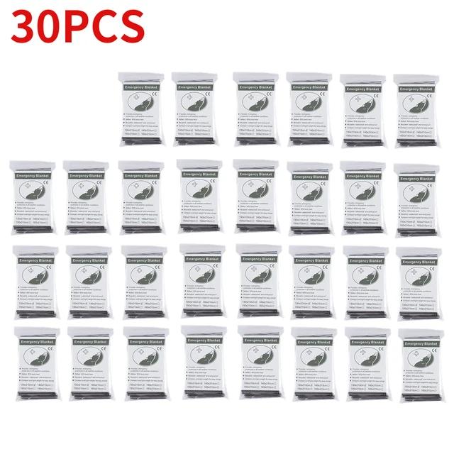 5-30 stücke Outdoor Notfall Überleben Decke Erste Hilfe Rettungs Kit Wasserdicht Wasserdichte Folie Thermische Camping Militär Decke Heißer