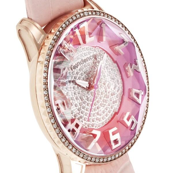 Tendence Women's Leather Strap Watch TY132008