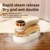 ABGR-Handheld Steam Iron 1200W High Power Rotating Electric Garment Steamer Portable Home Three-Speed Touch Screen Rotary US Plu