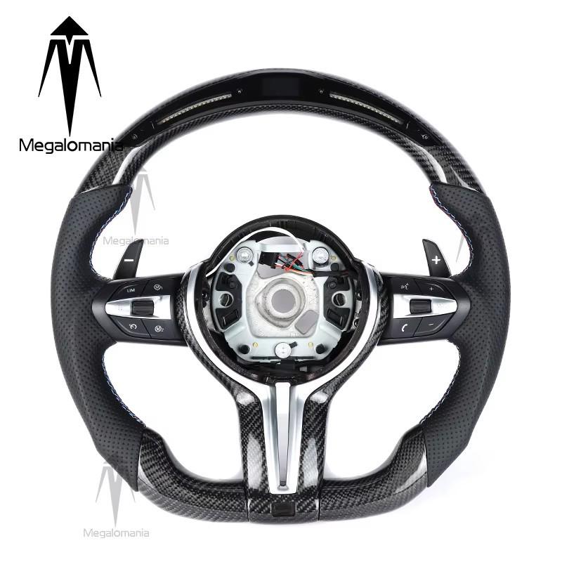 BMW F Chassis F30 F10 F01 F80 F82 F90 Carbon Fiber LED Steering Wheel