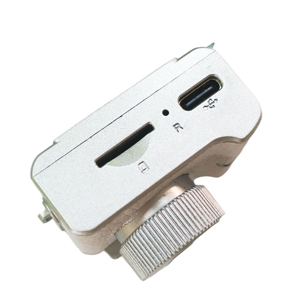 Tiny Keychain Camera Magnetic Mount 12MP 1080P Portable Retro Camera with 0.96 Inch Screen LED Fill Light for Video Recording