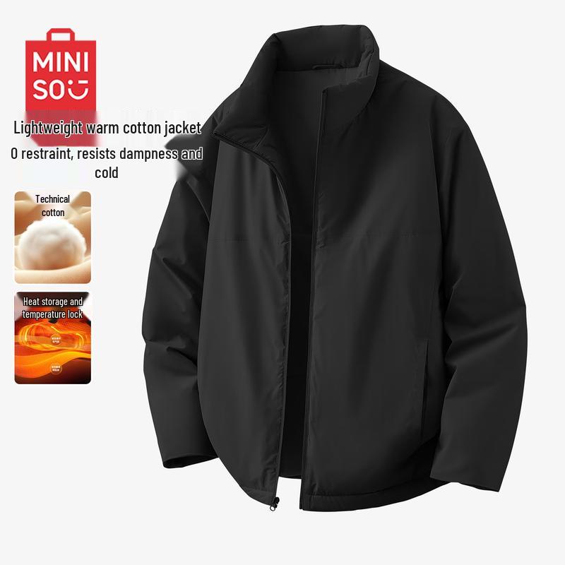 MINISO Men's Winter Stand Collar Padded Jacket