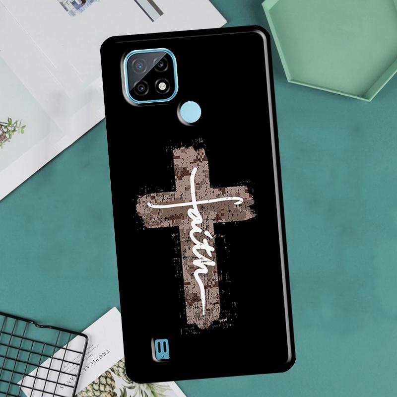 Faith Christian Religious Jesus Case For Realme 9 Pro Plus 8 8i 9i C35 GT Neo 2 Cover For OnePlus 10 9 Pro Nord2 8T 9R 10R
