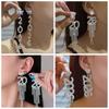 Crystal Jewelry New Year Earrings Aesthetic Rhinestone Earrings 2026 Stud Earrings  New Year