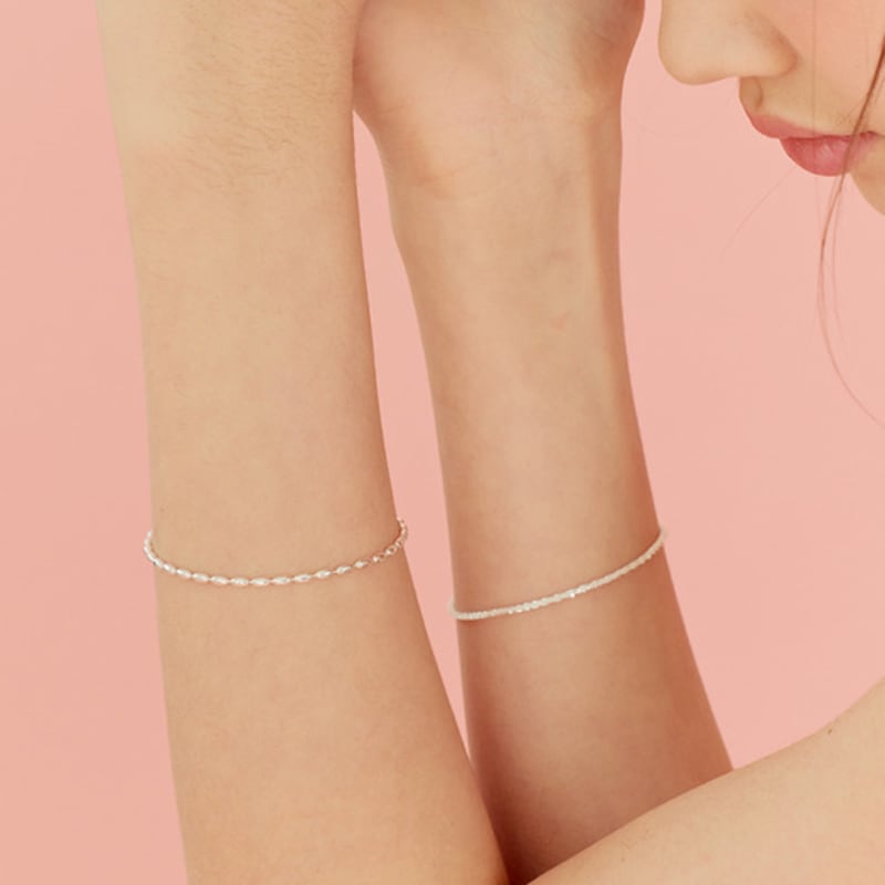 murmur [925silver]Twinkle chain bracelet