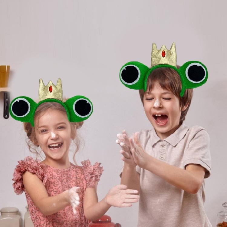 Stylish Anime Frogs Hair Hoop Eye-catching Headpiece Colorful Headwear for Stage Halloween Role Play Role Play