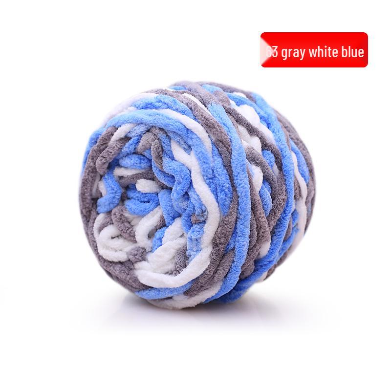 Ice Bar Chunky Soft Yarn for Hand-Knitted Scarves, Crochet Hooks, Slippers, and DIY Projects for Men and Women
