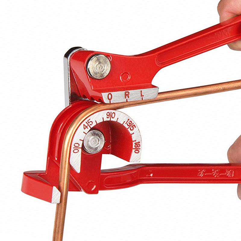 Three-in-One Manual Tube Bender: Metric/Imperial 6/8/10mm Copper Air Conditioning Tube Bender