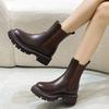 Women's Chelsea boots thick sole winter shoes fashion ankle boots autumn new style