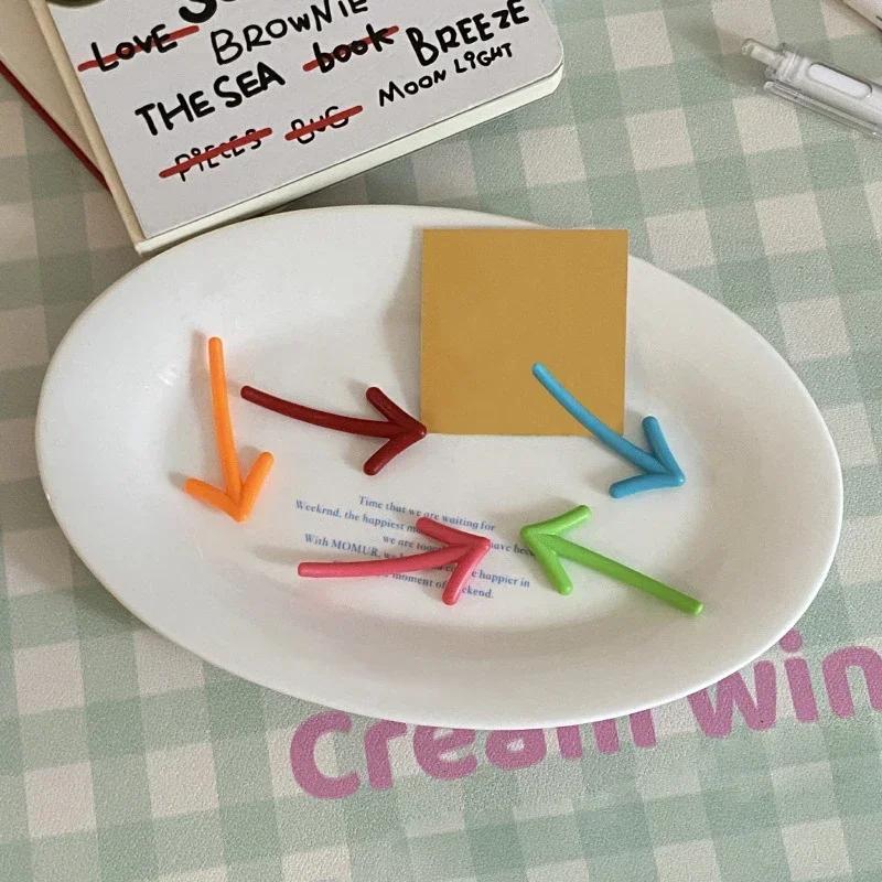 6Pcs Creative Arrow Balloon Whiteboard Message Holder Fridge Magnet Refrigerator Magnet Sticker for Home Kitchen Decorations