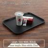 Rectangular Melamine Fast Food Serving Tray
