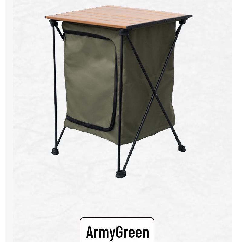 Portable Aluminum Outdoor Folding Camping Cabinet/Table Combo