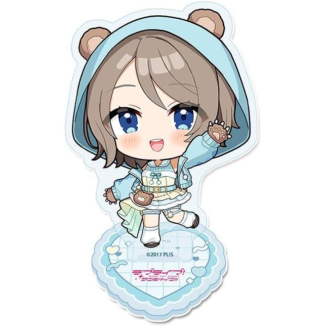Seasonal Plants Love Live! Sunshine!! Puchi Choco Acrylic Stand You Watanabe Animal Costume 90mm x 90mm Acrylic