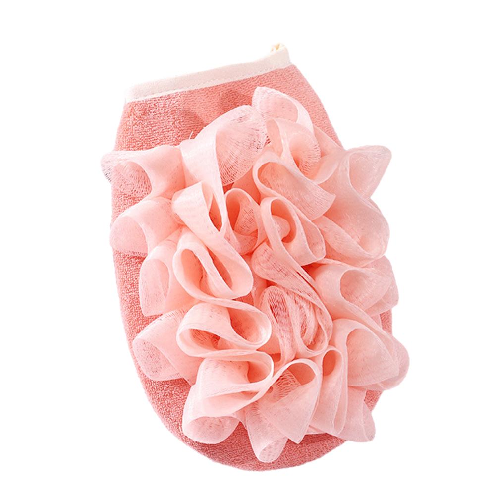 2 IN 1 Body Cleaning Washcloth Soft Brush Home Hotel Back Bathroom Exfoliating Scrubber Skin To I0I4