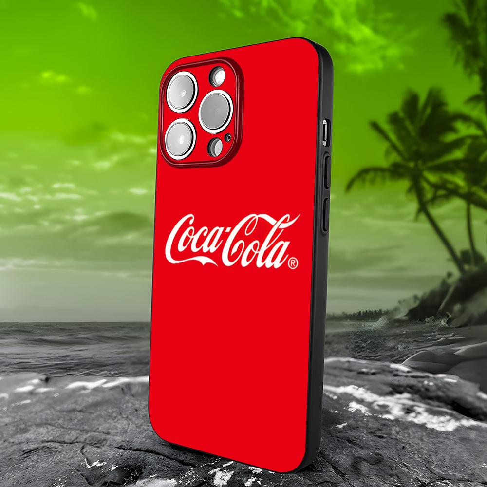 Hot C-Coca Drinks C-Cola Phone Case For IPhone 17 15 16 13 Pro Max 14 12 11 Xr X 8 7 6 Plus Luxury Back Cover