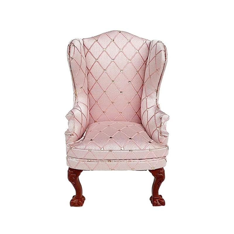 

1/12 Кукольный домик Симуляция Модель дивана и кресла Кукольный дом Кресло Диван Мебель для гостиной Декор Украшение Сцена жизни кукольного домика 6.5*6*10.5cm розовый