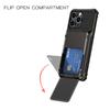 Card Slots Wallet Case for iPhone 16 15 14 13 11 12 Pro Max 13 Mini Cover Slide Armor Wallet Card Slots Holder Shockproof Covers