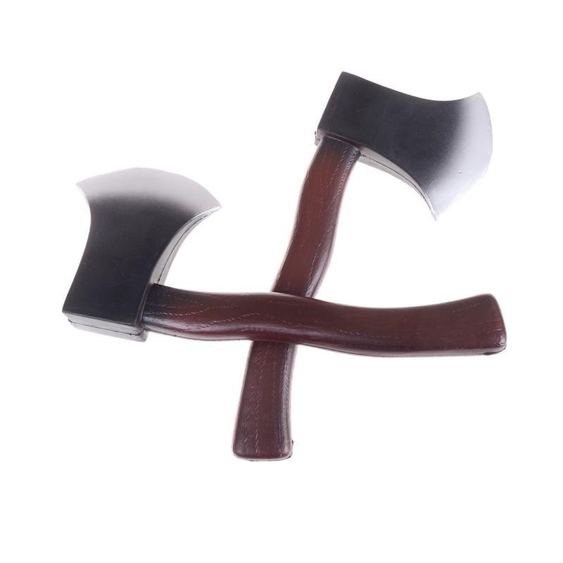 1PC PU Foam Weapon Fire Ax Props Sponge Axe Children's Toys Costume Accessories